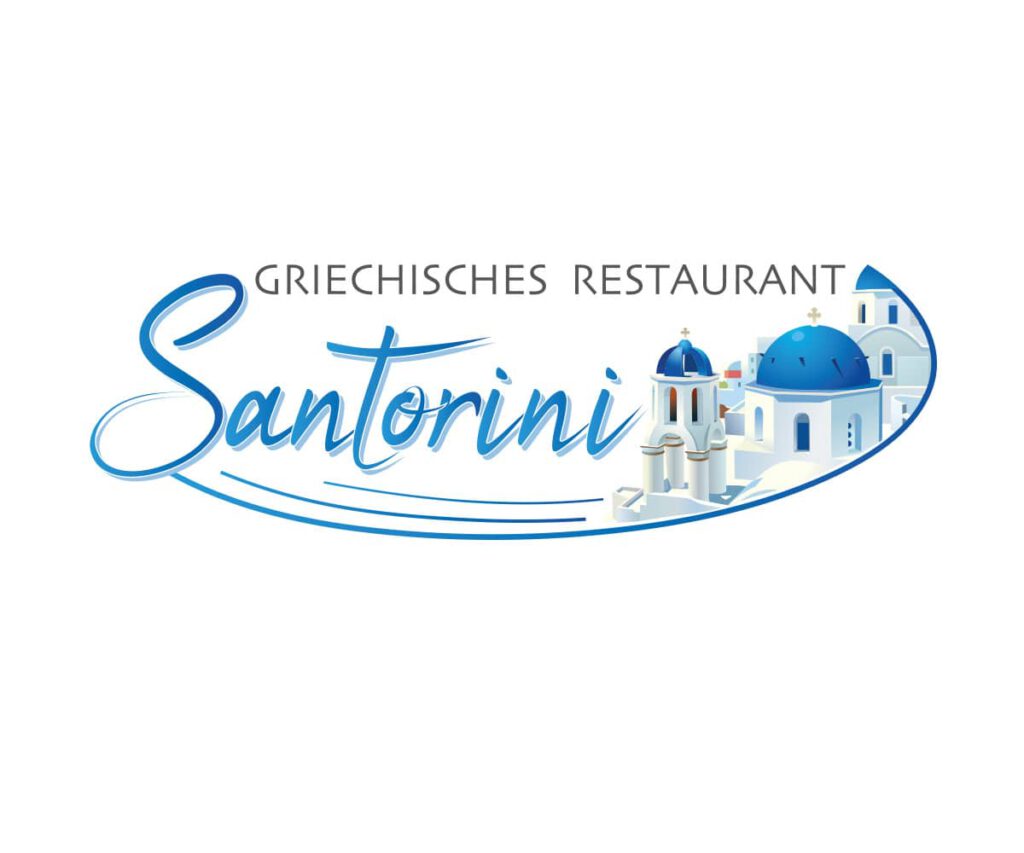 Ansicht Logodesign Restaurant Santorini